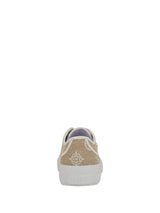 GUESS Women’s Beige Monogram Lace-Up Sneakers