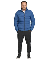 Calvin Klein Men Stretch Zip-Up Parka Jacket – Jeans Color