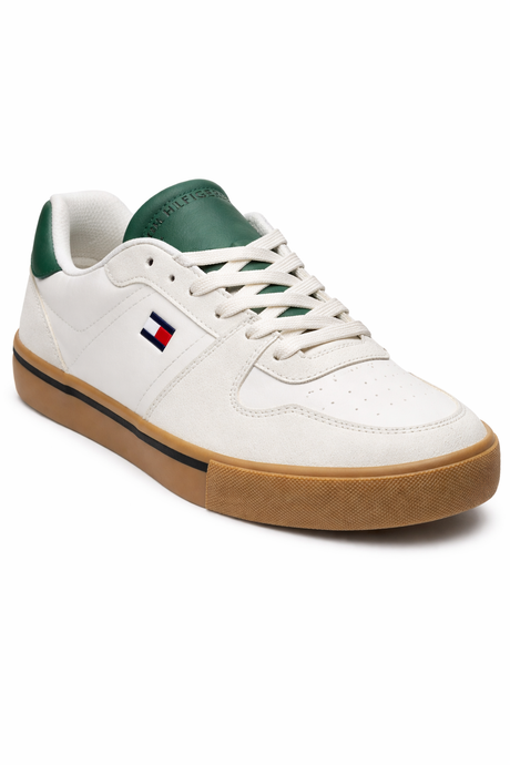Tommy Hilfiger low-top sneakers featuring a leather