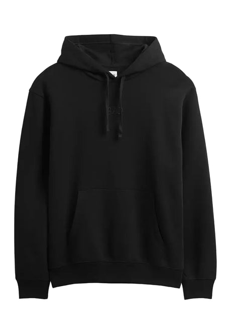 GAP Men’s Relaxed Mini-Logo Hoodie – Full Black