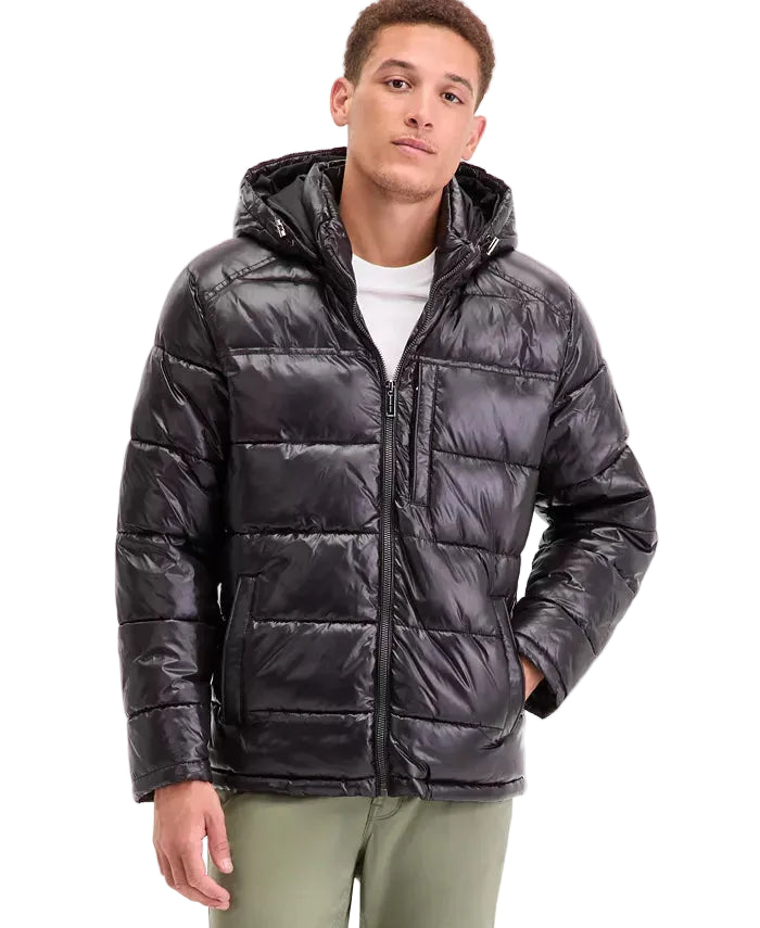 Michael Kors down in shiny fabric Men jacket _ Black