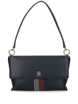 Tommy Hilfiger Signature Stripe Flap Bag – Navy