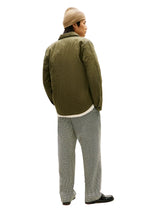 TOMMY HLFIGER Garment-Dyed Lightweight Quilted Men jacket _ Olive