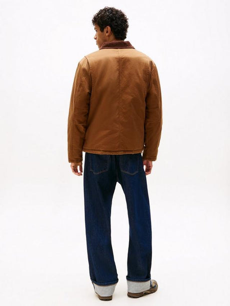 Tommy Jeans Men’s Utility Canvas Jacket – Brown