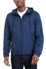 Michael Kors Windbreaker Men Hooded  Jacket – Navy