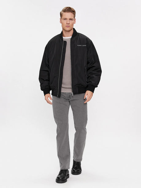 Tommy Jeans Men’s Classic Black Bomber Jacket