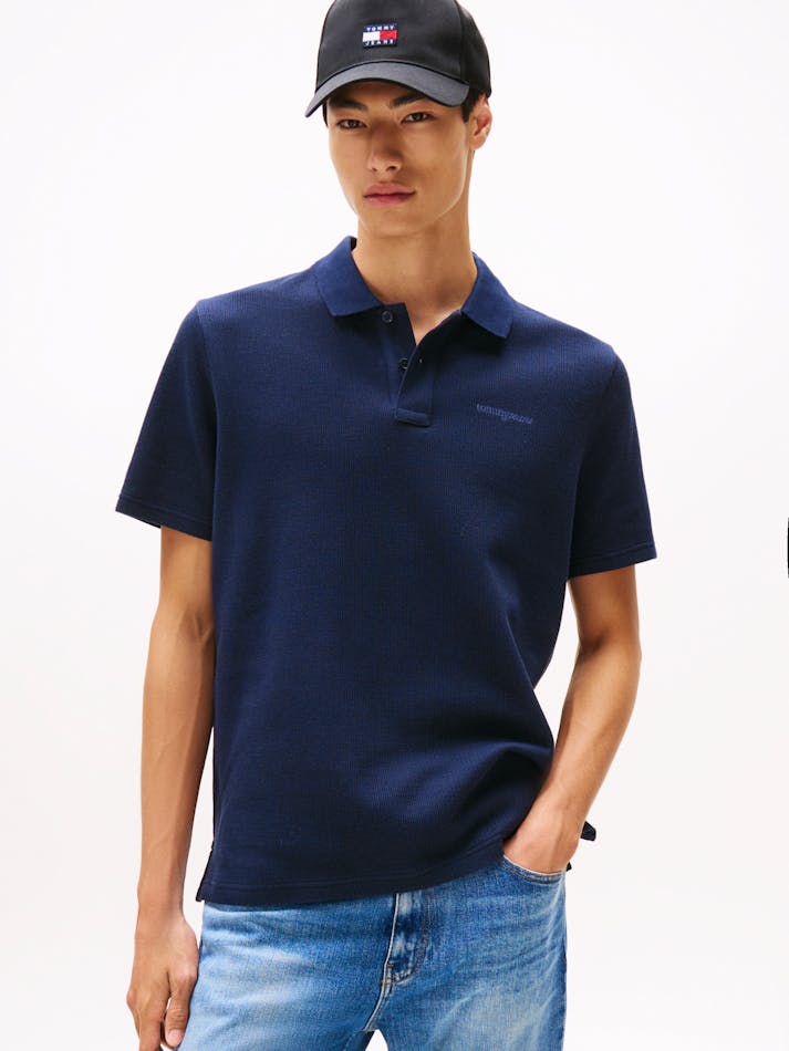 Tommy jeans Waffle Script polo