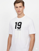 Armani Exchange 1991 classic neck short sleeve t-shirt