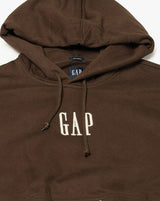 GAP Men’s Logo Drop-Shoulder Hooded Neck Hoodie – Brown