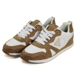 GUESS Women’s White & Brown Monogram Runner Sneakers