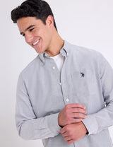 u.s polo stretch shirt with classic collar shirt