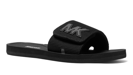 Michael Kors Monogram Wedge Slides Women