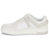 Calvin Klein Jeans Basket Cup Low Laceup  sneakers in white/beige.