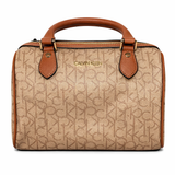 Calvin Klein Hudson monogram satchel bag.