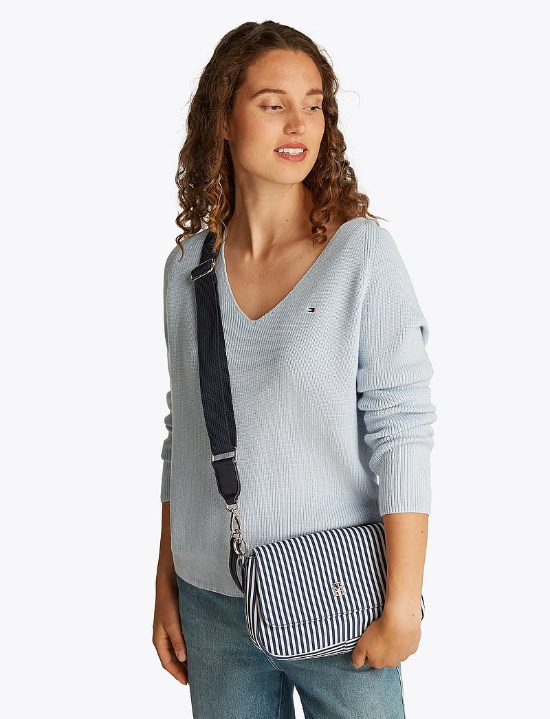 Tommy Hilfiger Canvas Crossbody Shoulder Bag