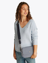 Tommy Hilfiger Canvas Crossbody Shoulder Bag