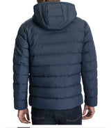 Michael Kors Men’s Hooded Puffer Jacket – Navy Blue | Winter Outerwear