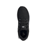Adidas Ultimashow running shoe in black with a white midsole.