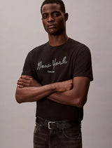 Short Sleeve  Calvin Klein New York Logo Graphic Classic T-shirt