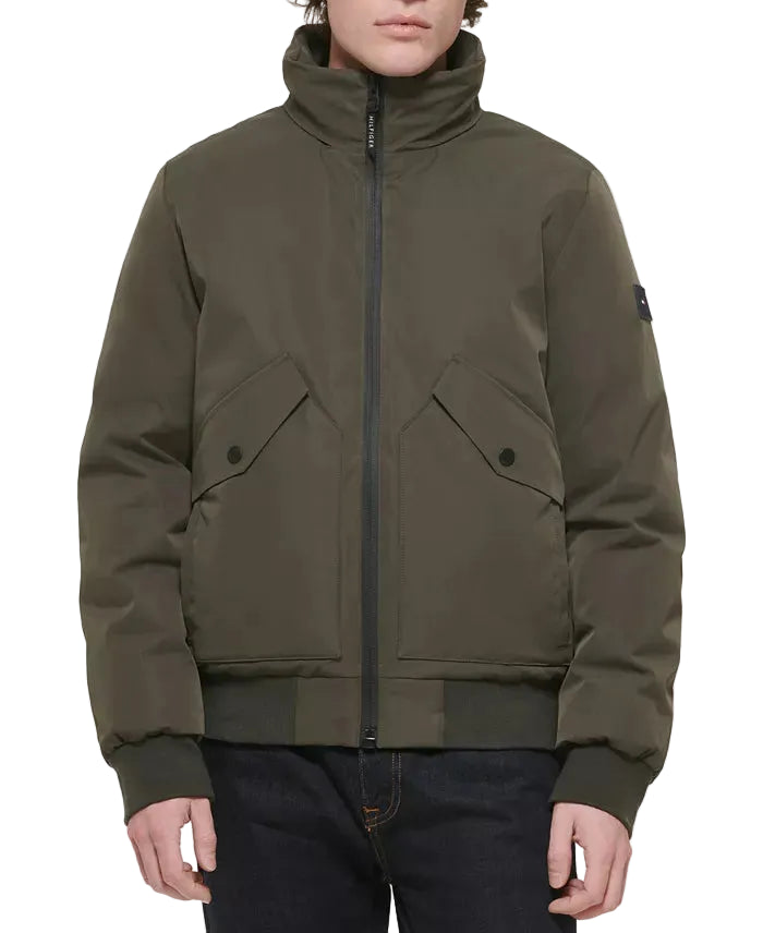 TOMMY HLFIGER bomber Men jacket _ Olive