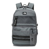 The North Face Dual Grey  Backpack with Multi-Compartments