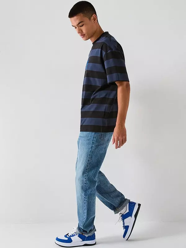 BOSS Smiley Face Stripe T-Shirt