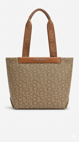 Calvin KleinSignature Monogram Tote  Women Bag.
