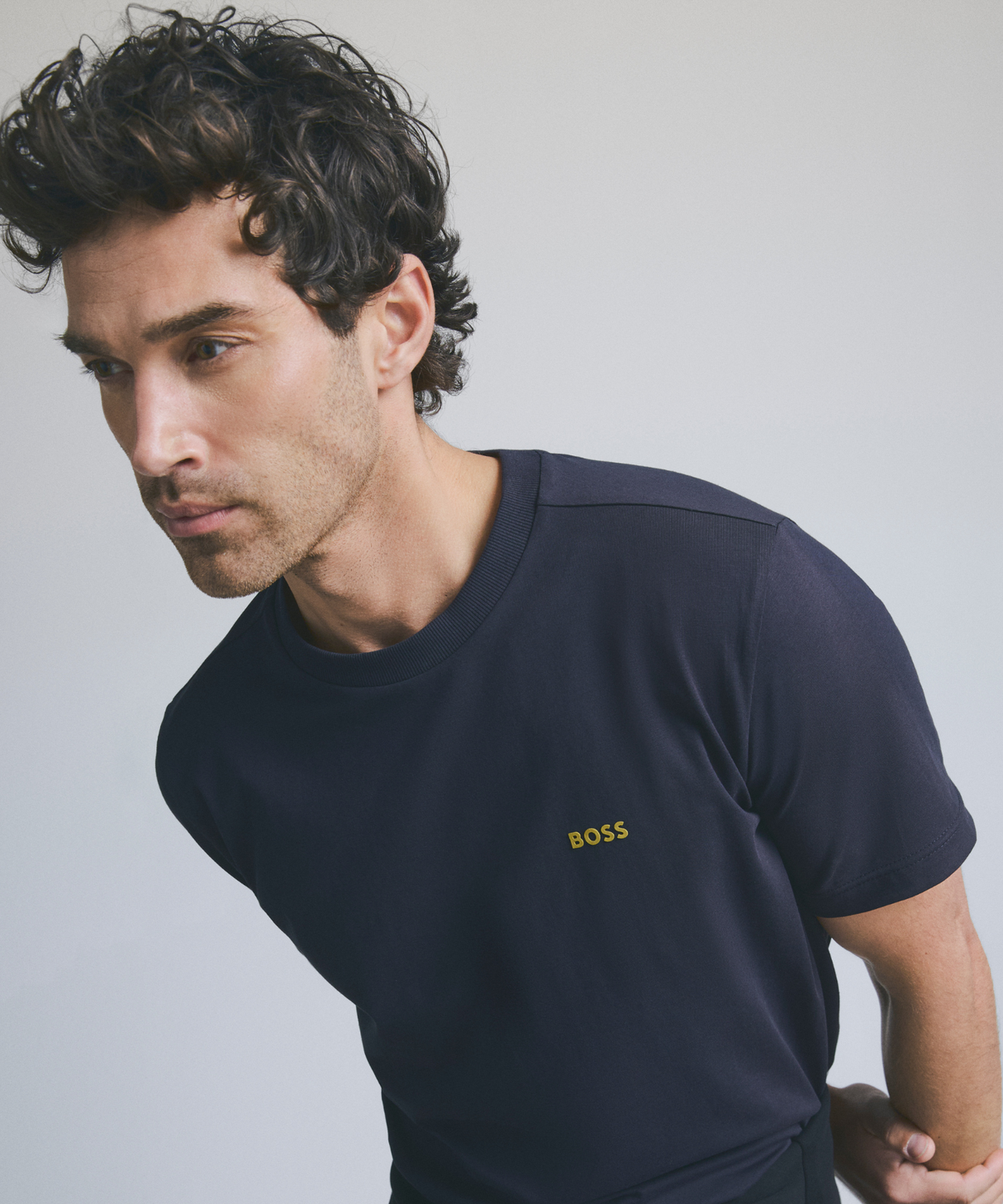 BOSS Crew Neck navy T-Shirt