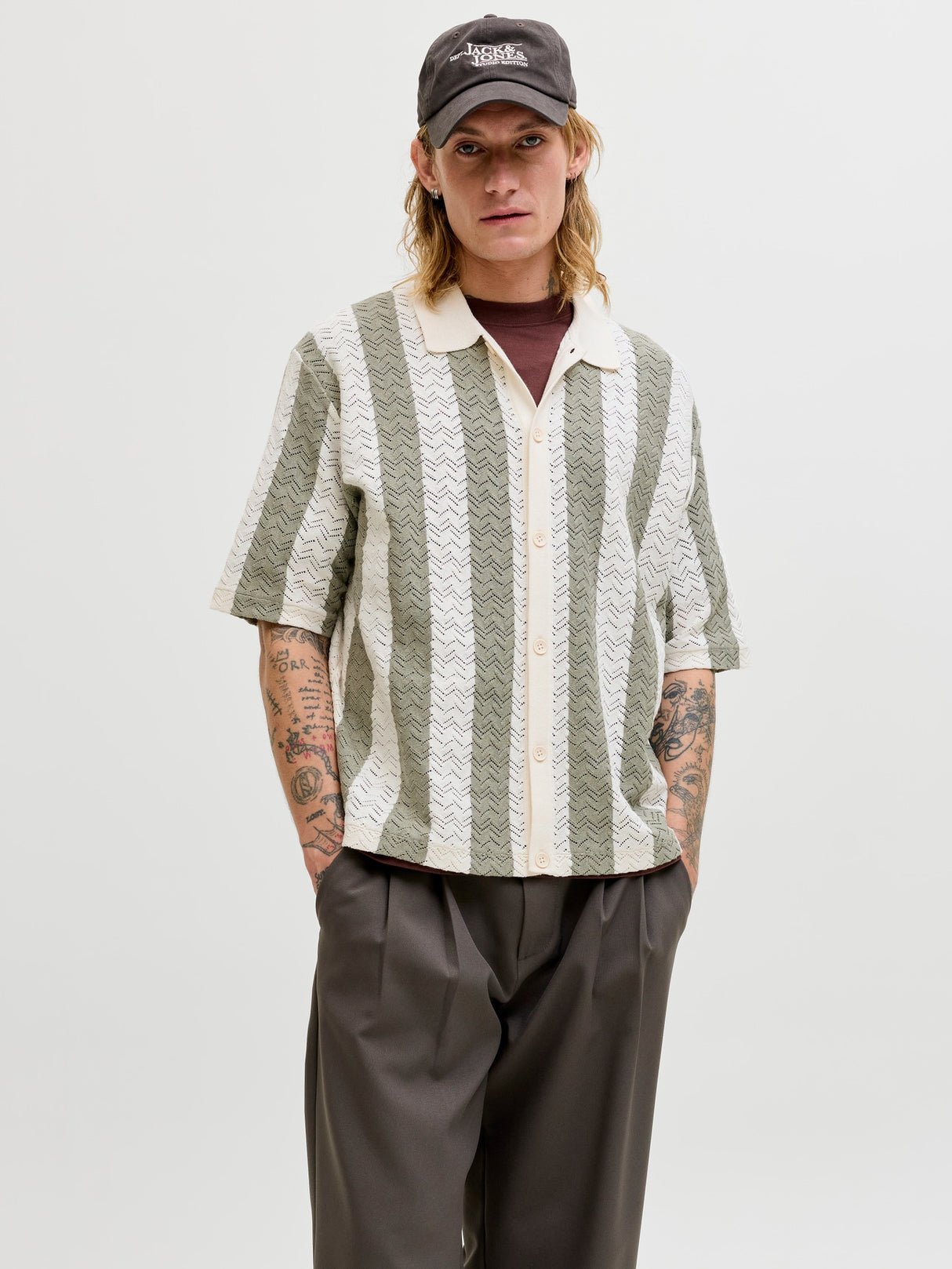 MNG Structured Knitted shirt polo