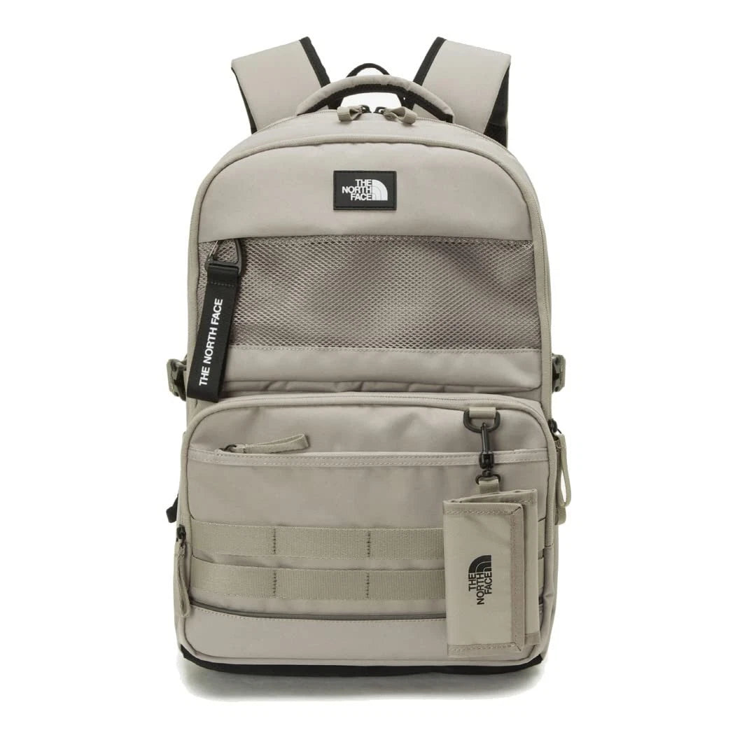 The North Face Dual Brown  Backpack with Multi-Compartments