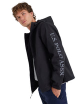 U.S. Polo Assn  Stylish youth polar fleece Men jacket _ Black