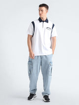 Tommy jeans White Logo Oversized Fit polo
