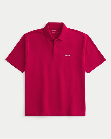 hollister Relaxed Logo Polo T_shirt