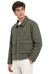 TOMMY HLFIGER Lightweight Utility Men jacket _ Olive