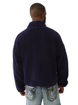 True Religion sherpa logo Men jacket _ Navy