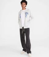 Aéropostale Men’s 87 Zip-Up Hoodie – Light Grey