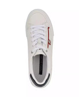 Tommy Hilfiger Women’s Low-Top Sneakers – White Lace-Up Casual Shoes
