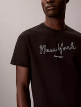 Short Sleeve  Calvin Klein New York Logo Graphic Classic T-shirt