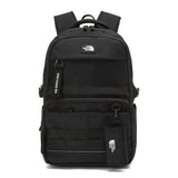 The North Face Dual Full Black Backpack with Multi-Compartments