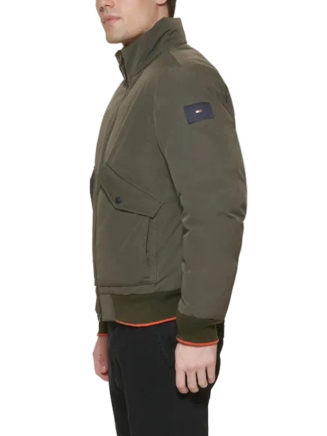 Tommy Hilfiger Men bomber Jacket Olive