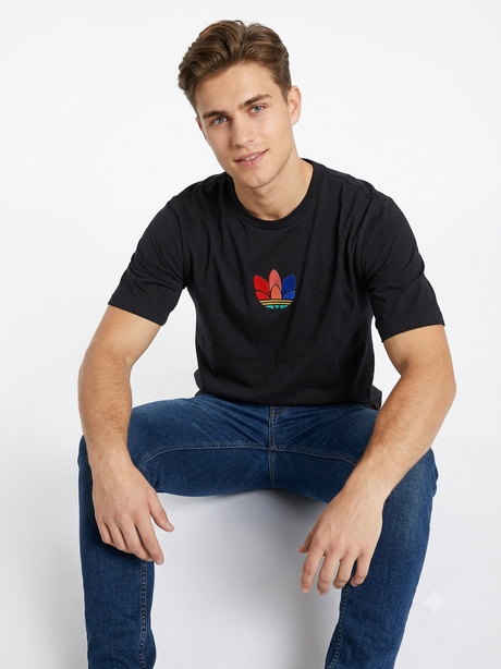 ADIDAS Logo Printed Short Sleeves T-Shirt