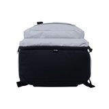 The North Face Dual Grey Silver Backpack with Multi-Compartments