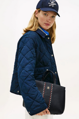 Tommy Hilfiger Signature Tape Satchel Women Bag