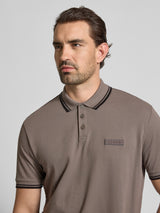 Armani Exchange polo shirt with button placket
