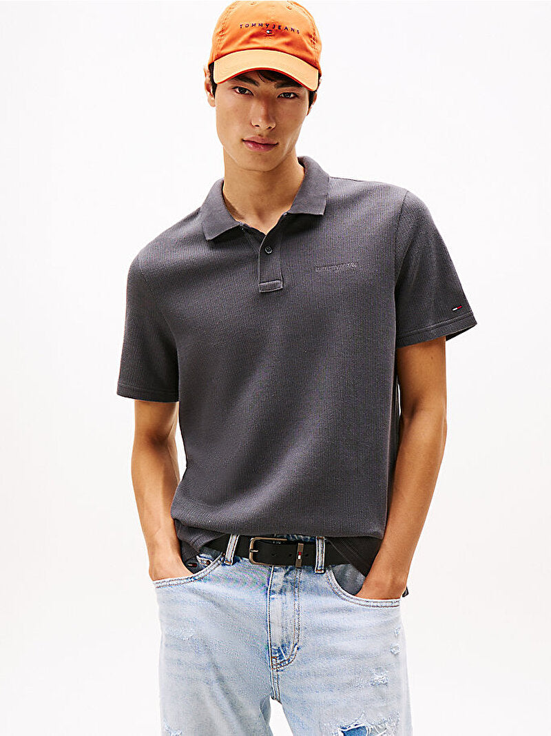Tommy jeans waffle polo