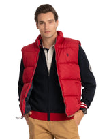 U.S POLO  Red QUILTED  Men's VEST