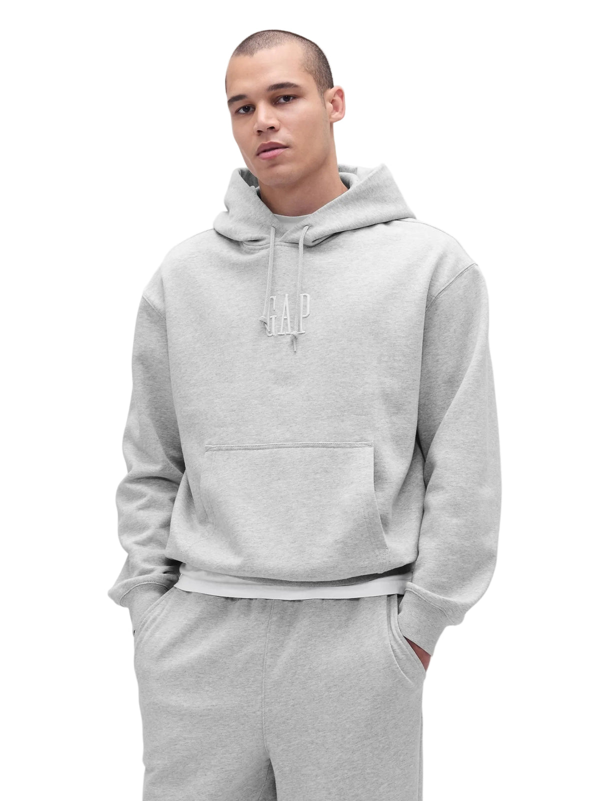 GAP Men’s oversize Hoodie – Light Grey