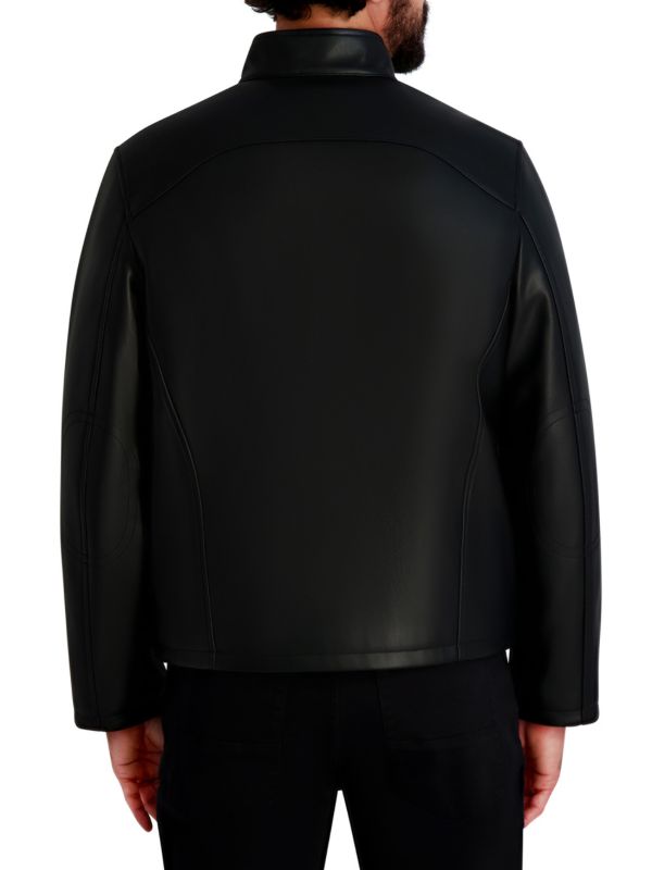 KARL LAGERFELD faux leather Men Jacket
