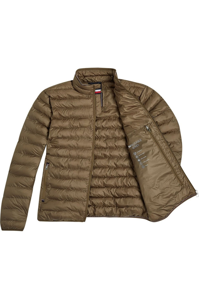 Tommy Hilfiger Men Lightweight Ultra Loft Packable Puffer Jacket _Bronze