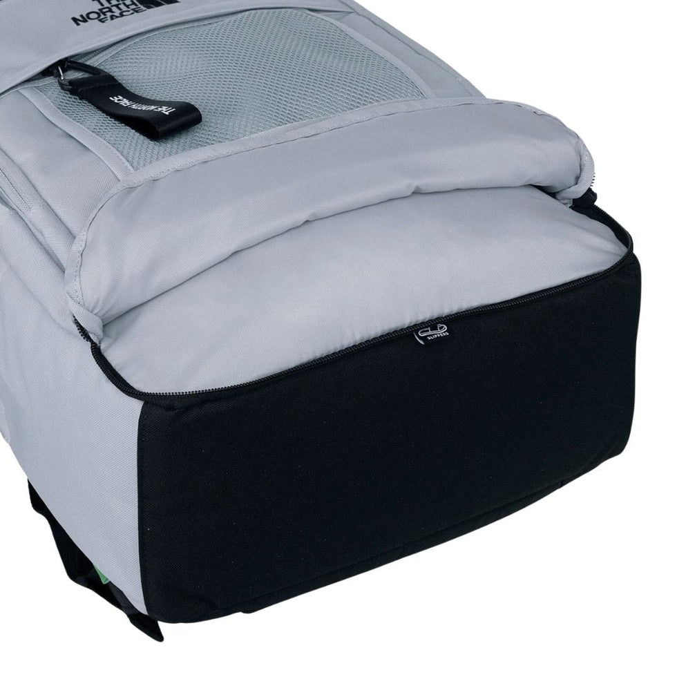The North Face Dual Grey Silver Backpack with Multi-Compartments